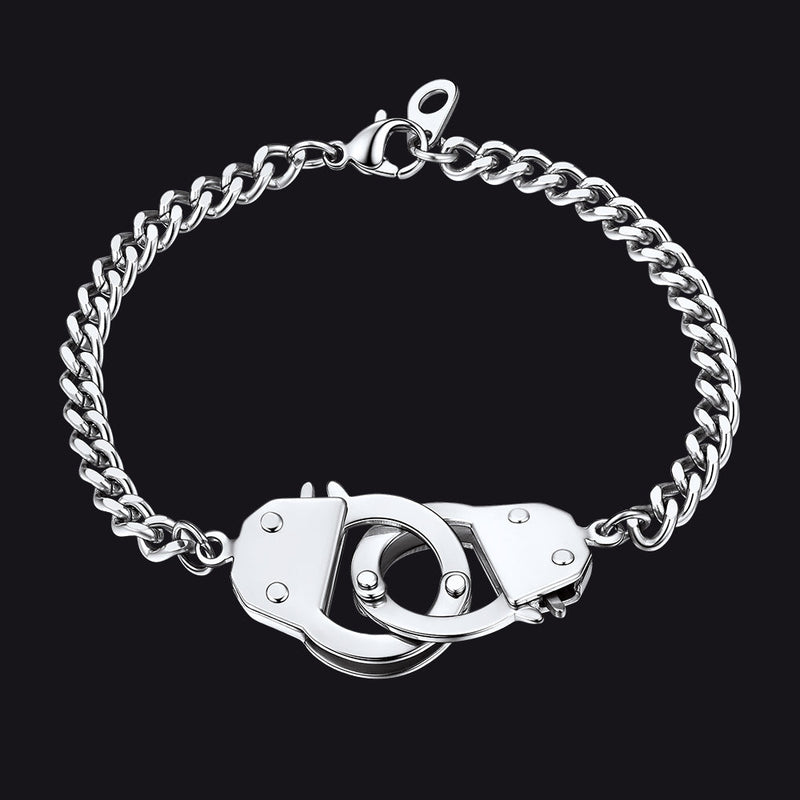 4mm Handcuff Chain Bracelet for Stainless Steel