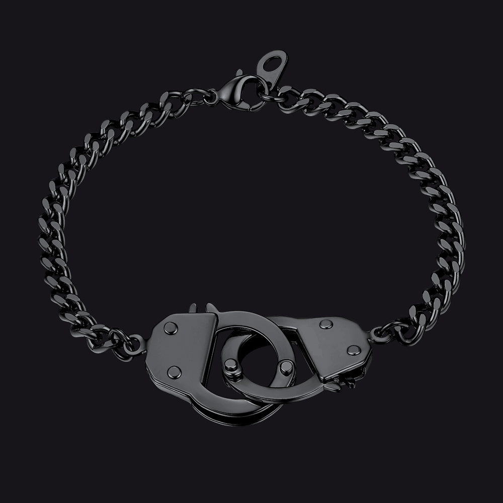 4mm Handcuff Chain Bracelet for Stainless Steel