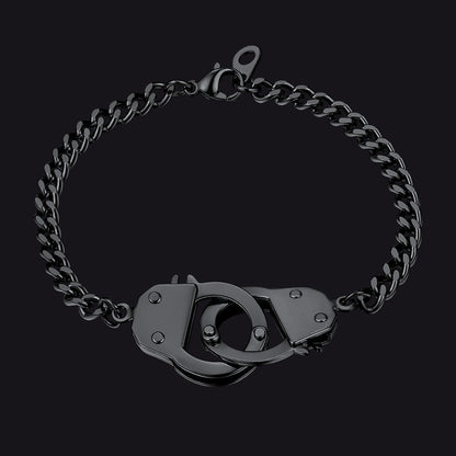 4mm Handcuff Chain Bracelet for Stainless Steel