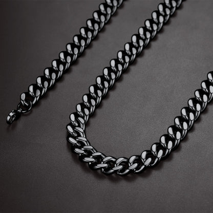Sturdy Cuban Chain Necklace for 5/7/9/12mm Width