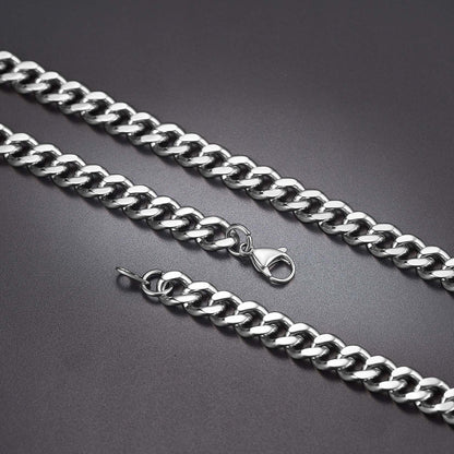 Sturdy Cuban Chain Necklace for 5/7/9/12mm Width