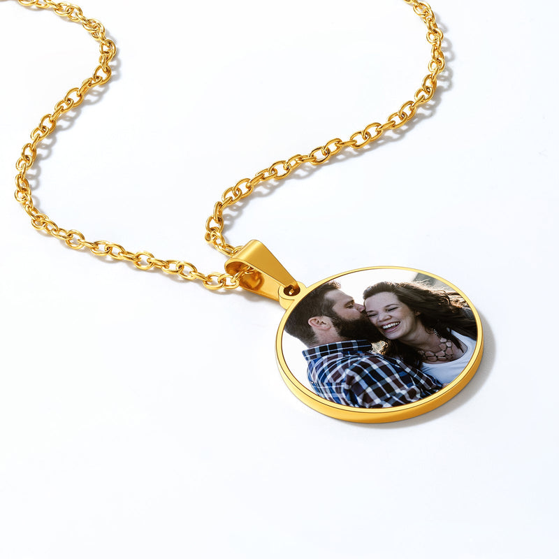 Customized Photo Fingerprint Necklace for