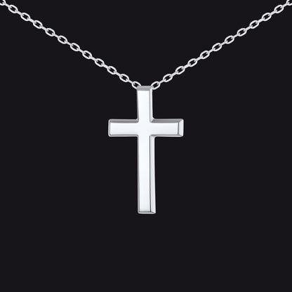 Dainty Cross Pendant Necklace for Mom, Christian Faith Pendant Necklace Gift