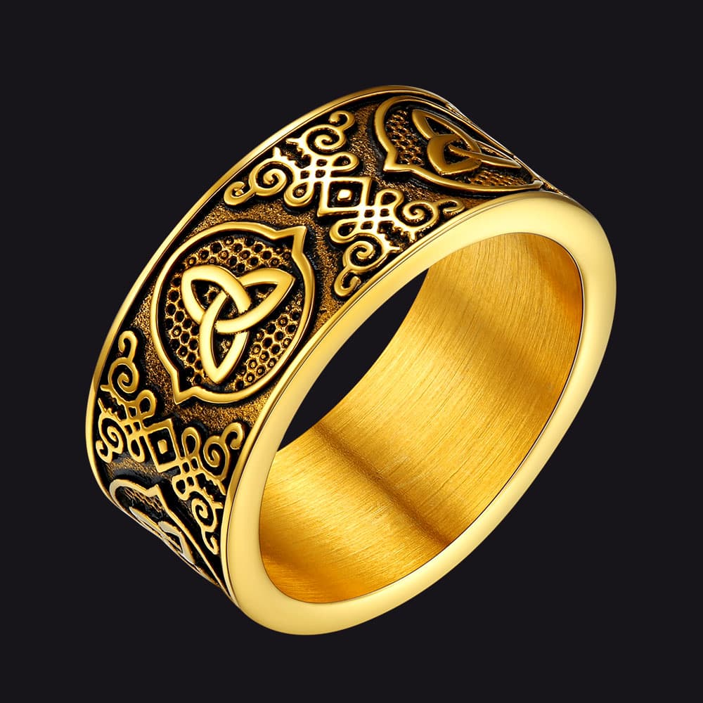 Celtic Knot Band Ring for