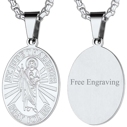 Saint Jude Necklace Patron Saint Medals Pendant