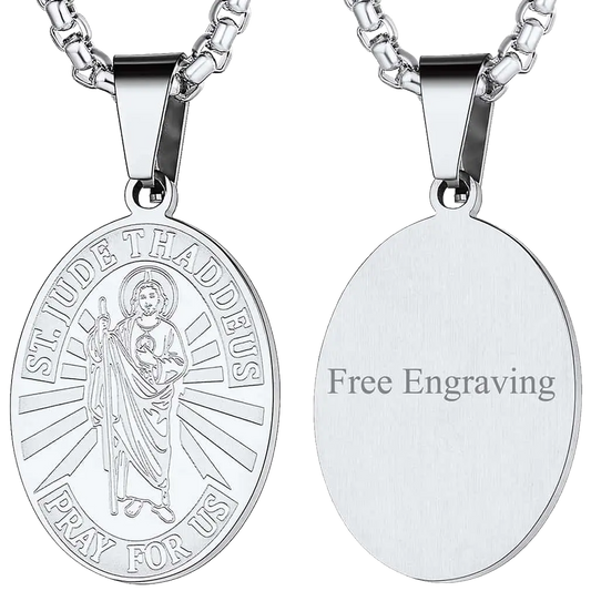 Saint Jude Necklace Patron Saint Medals Pendant