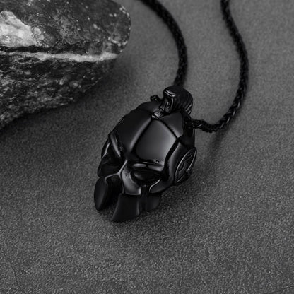 Flash Spartan Helmet Pendant Necklace Greece Jewelry for