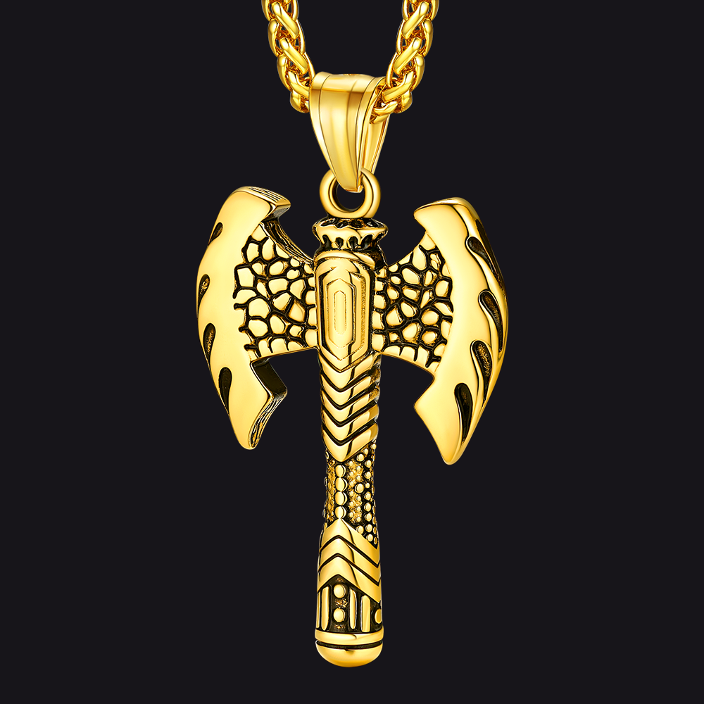 Norse Viking Axe of Perun Necklace Amulet