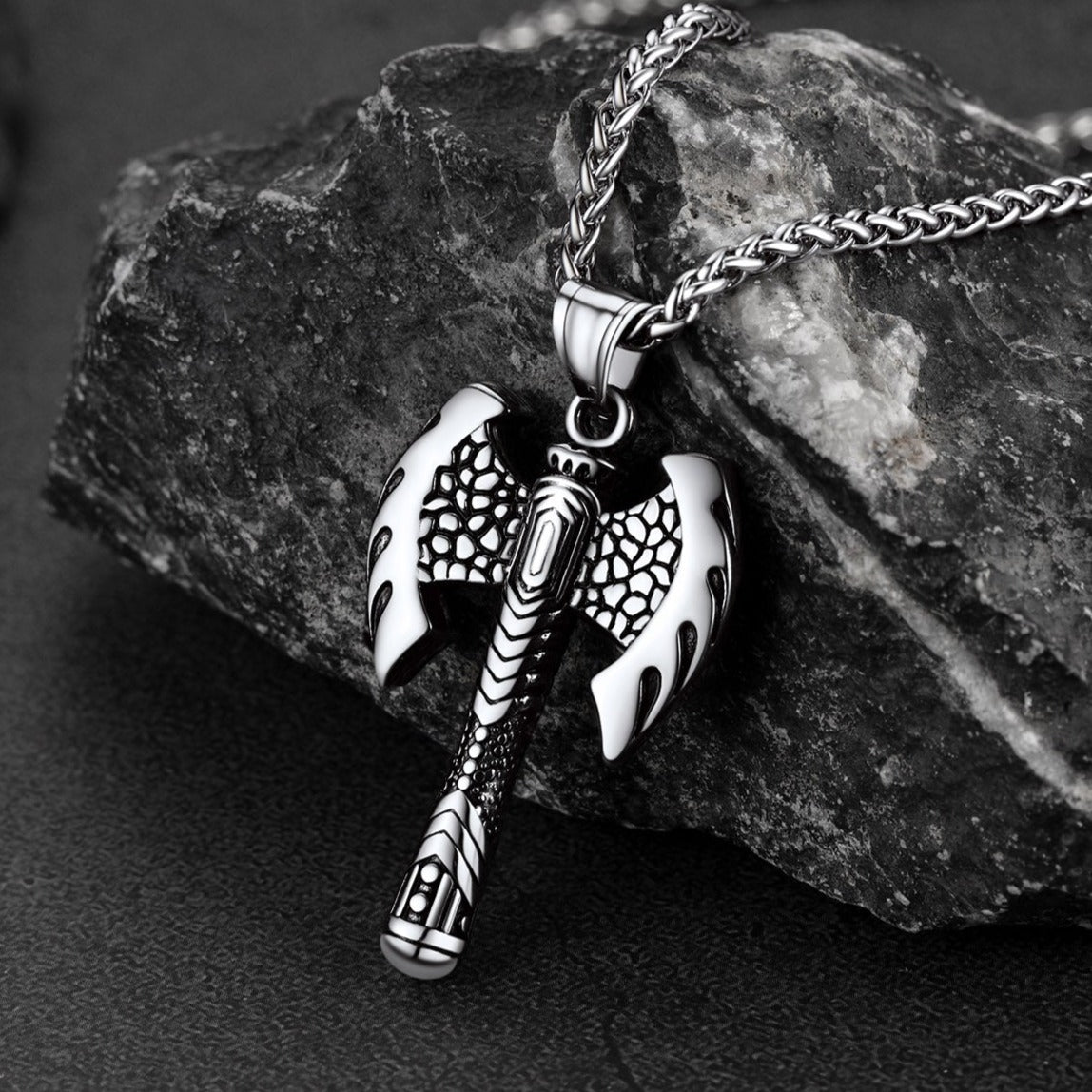 Norse Viking Axe of Perun Necklace Amulet