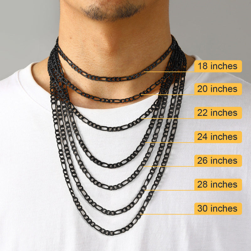 Figaro Link Chain Necklace for