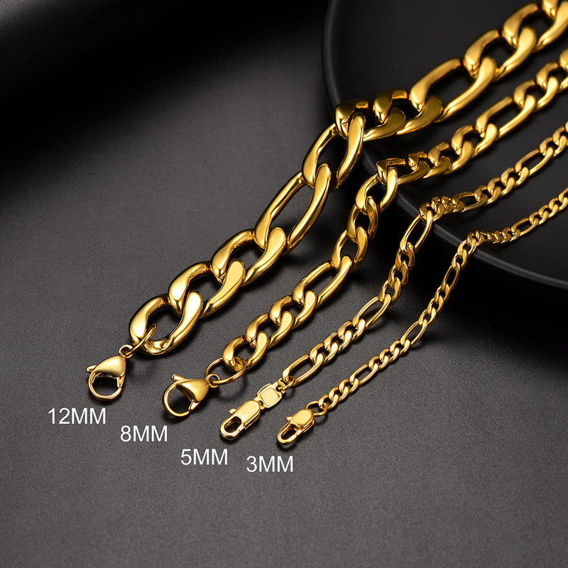 Figaro Link Chain Necklace for