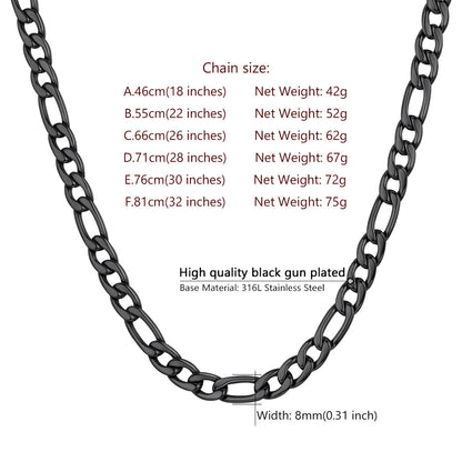 Figaro Link Chain Necklace for