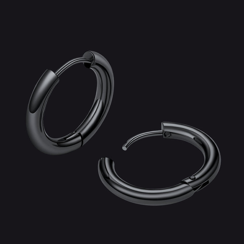 Simple 10mm Hoop Earrings for