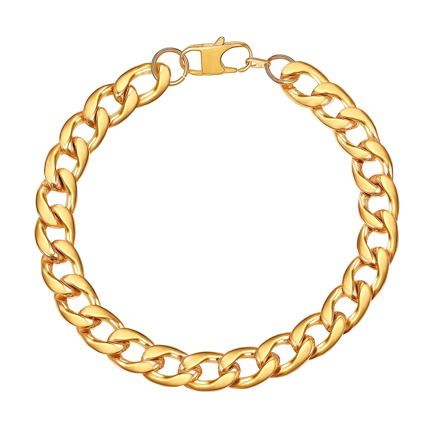 Flash 9mm Thick Chain Bracelet for