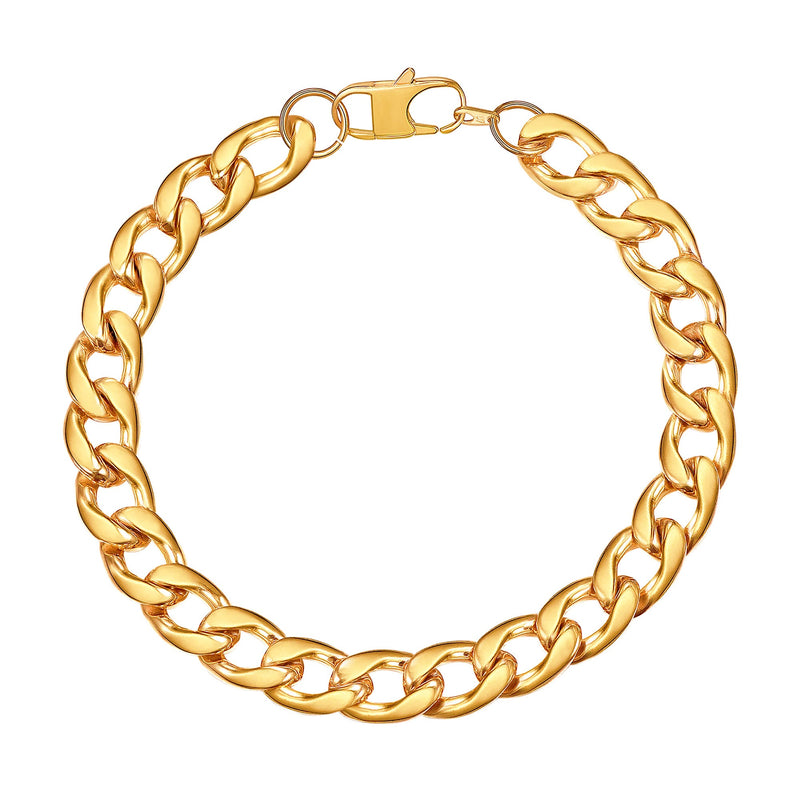 Flash 9mm Thick Chain Bracelet for