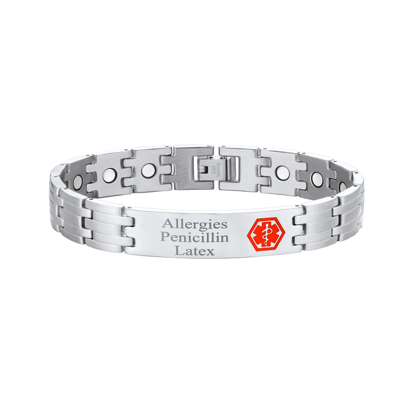 Faithheart Personalized Engraved Magnetic Bracelet for