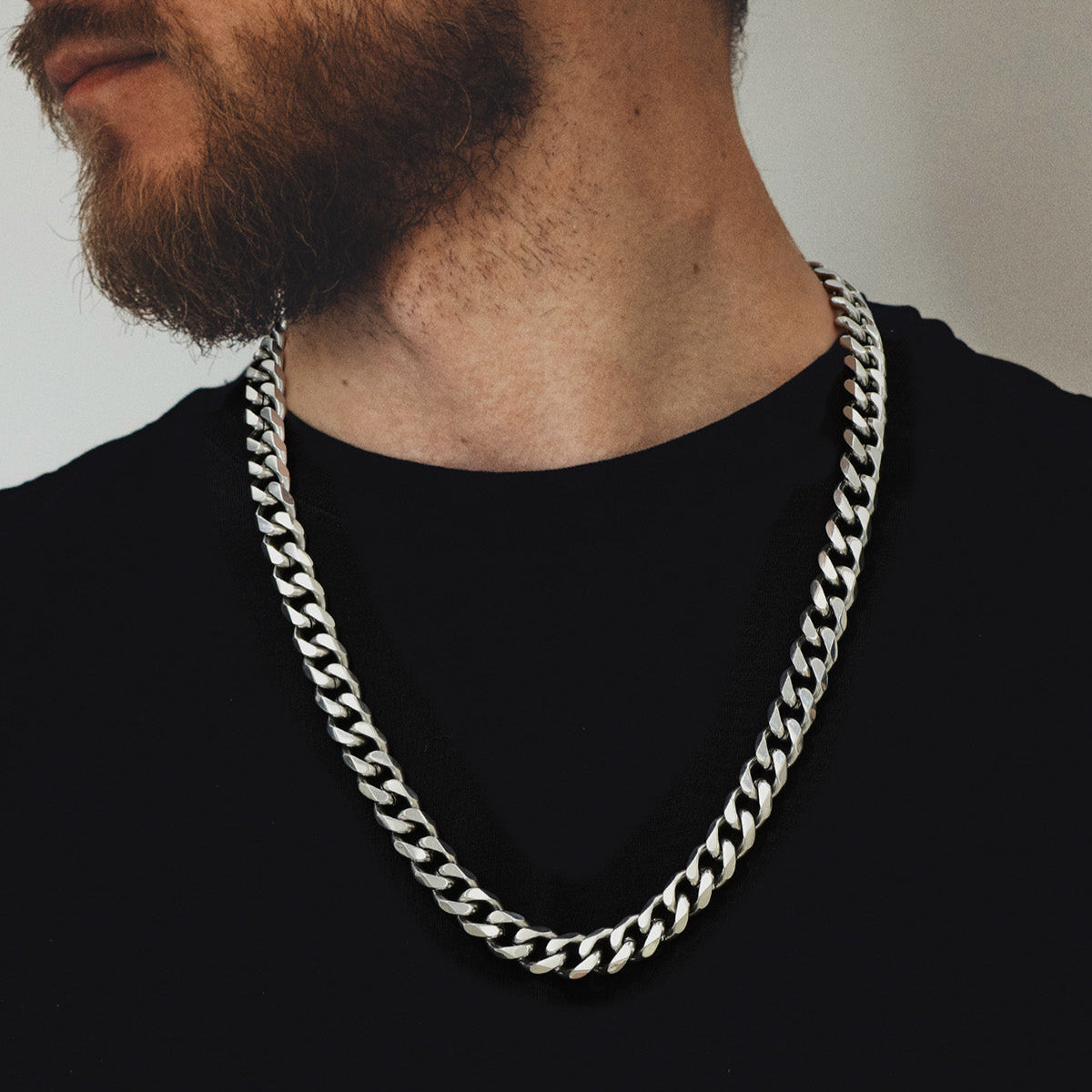 Chunky Miami Curb Cuban Link Chain Necklace for