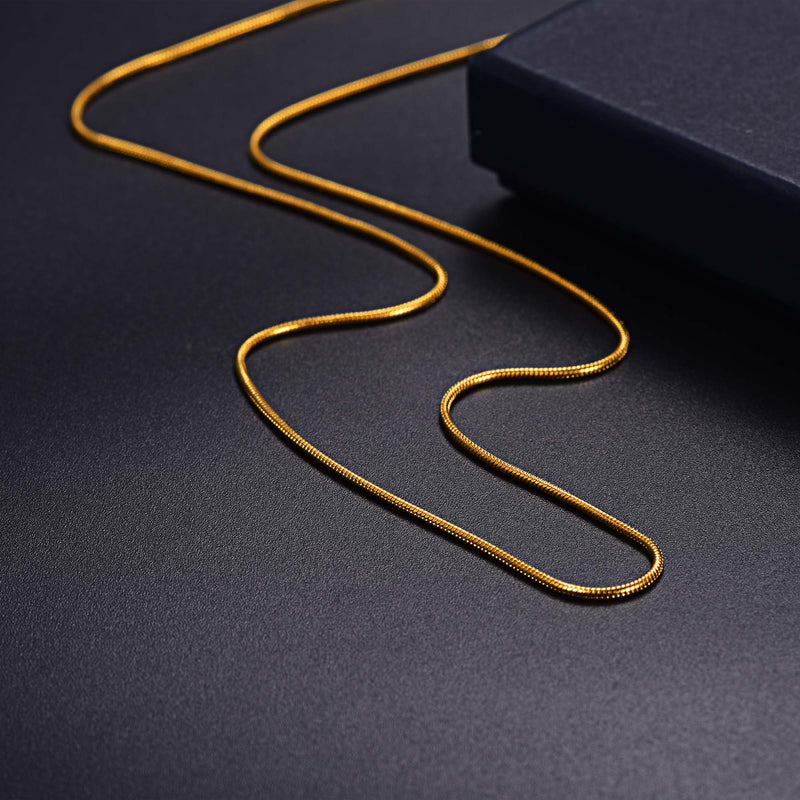 Stainless Steel 1.2mm Slim Chain Necklace for