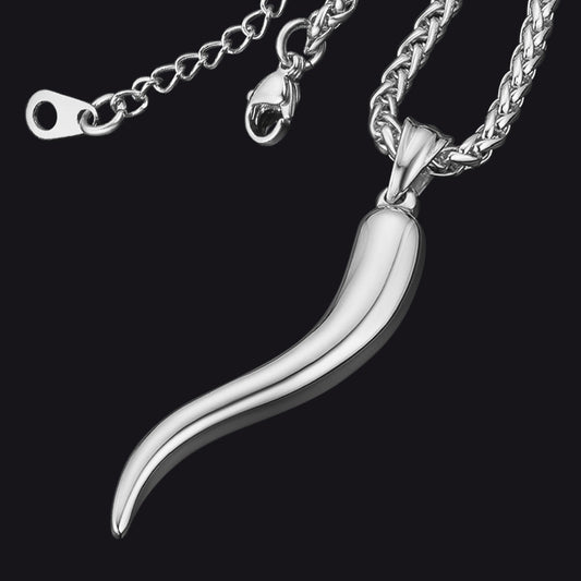 Cornicello Italian Horn Necklace Amulet Pendant