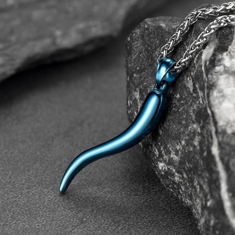 Cornicello Italian Horn Necklace Amulet Pendant