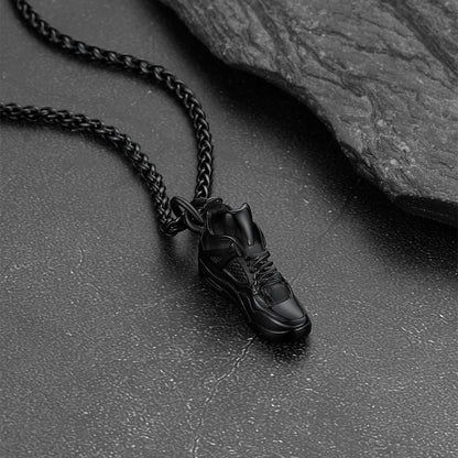 Sport Shoe Sneaker Necklace Pendant for