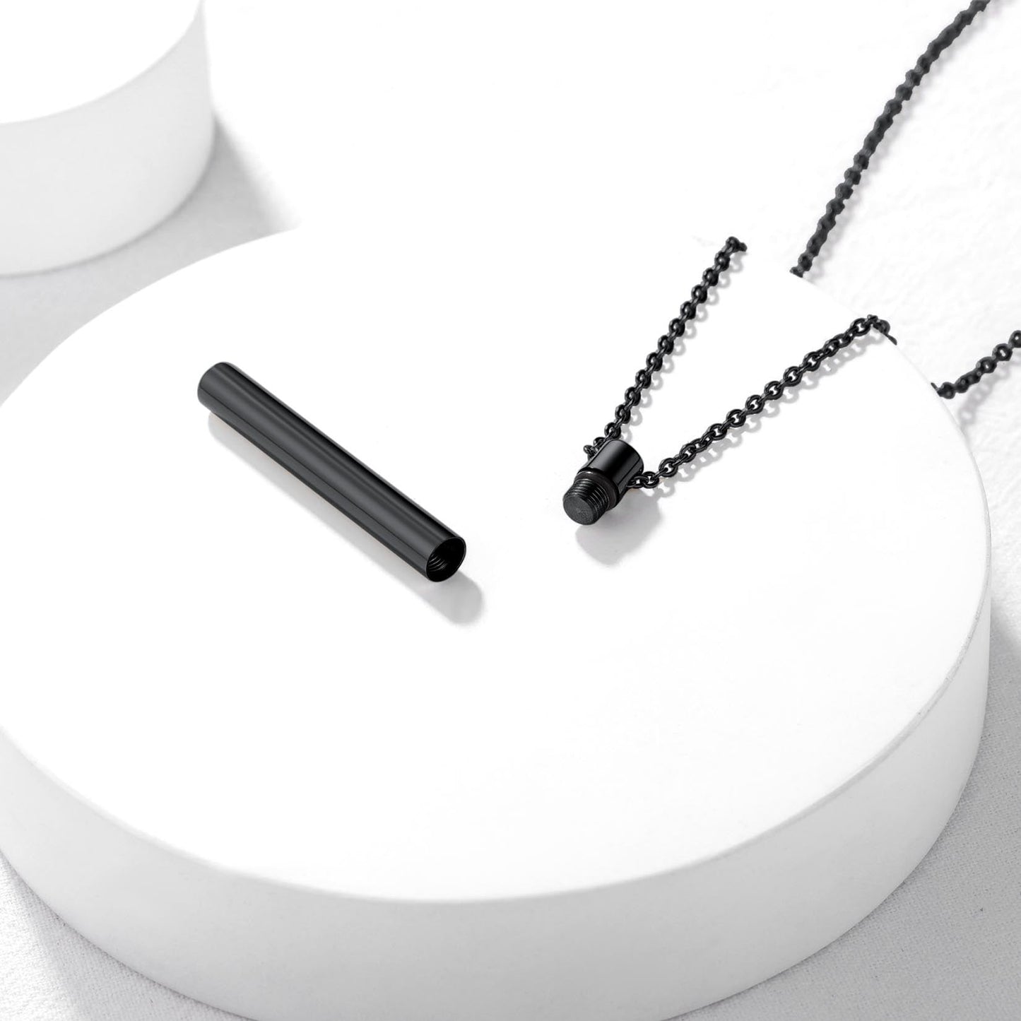 Engraved Bar Urn Necklace for Keepsake Memorial Jewelry