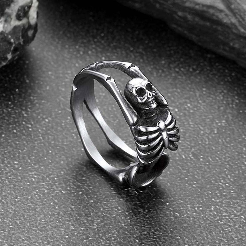 Gothic Cool Skull Rings Halloween Jewellery for