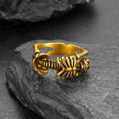 Gothic Cool Skull Rings Halloween Jewellery for