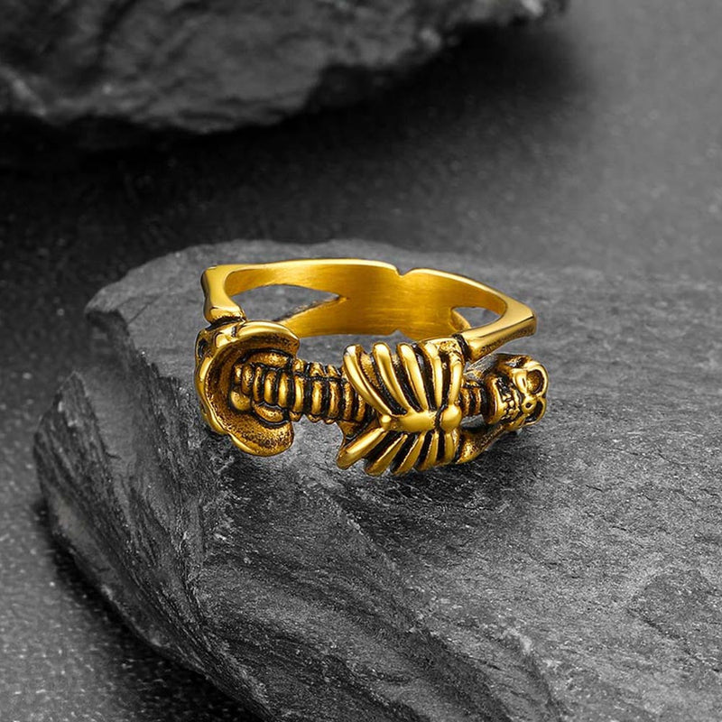 Gothic Cool Skull Rings Halloween Jewellery for