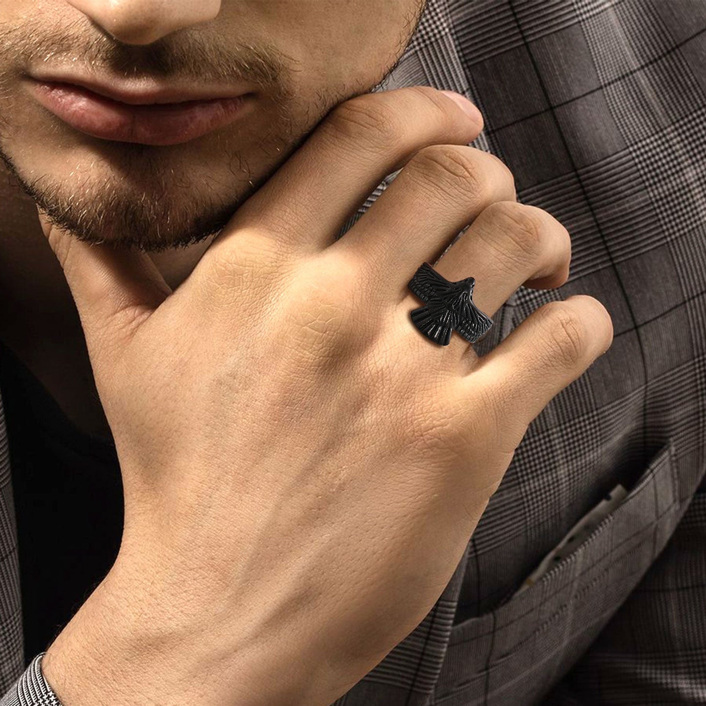 Flash Hawk Open Adjustable Ring for