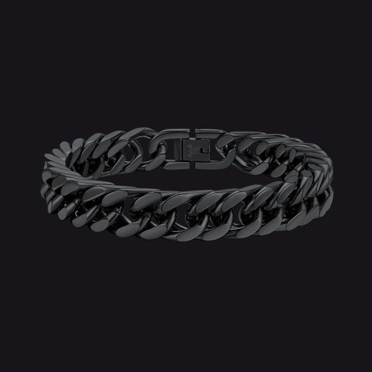 Thick Cuban Link Bracelet for in Stainless Steel