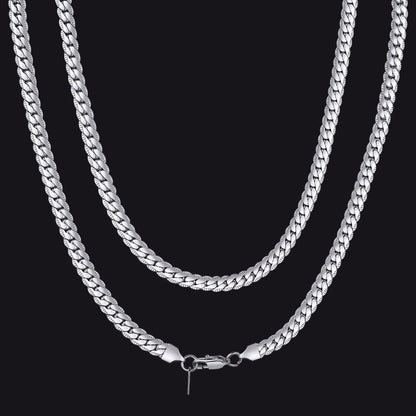 Thick Cuban Chain Stainless Steel Link Necklace for