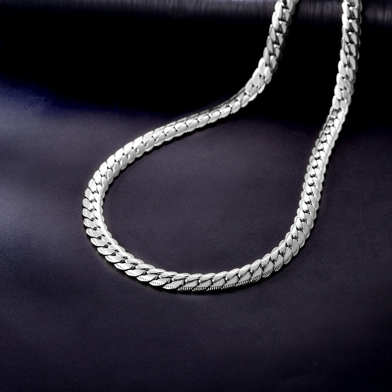 Thick Cuban Chain Stainless Steel Link Necklace for