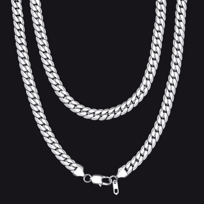 Thick Cuban Chain Stainless Steel Link Necklace for