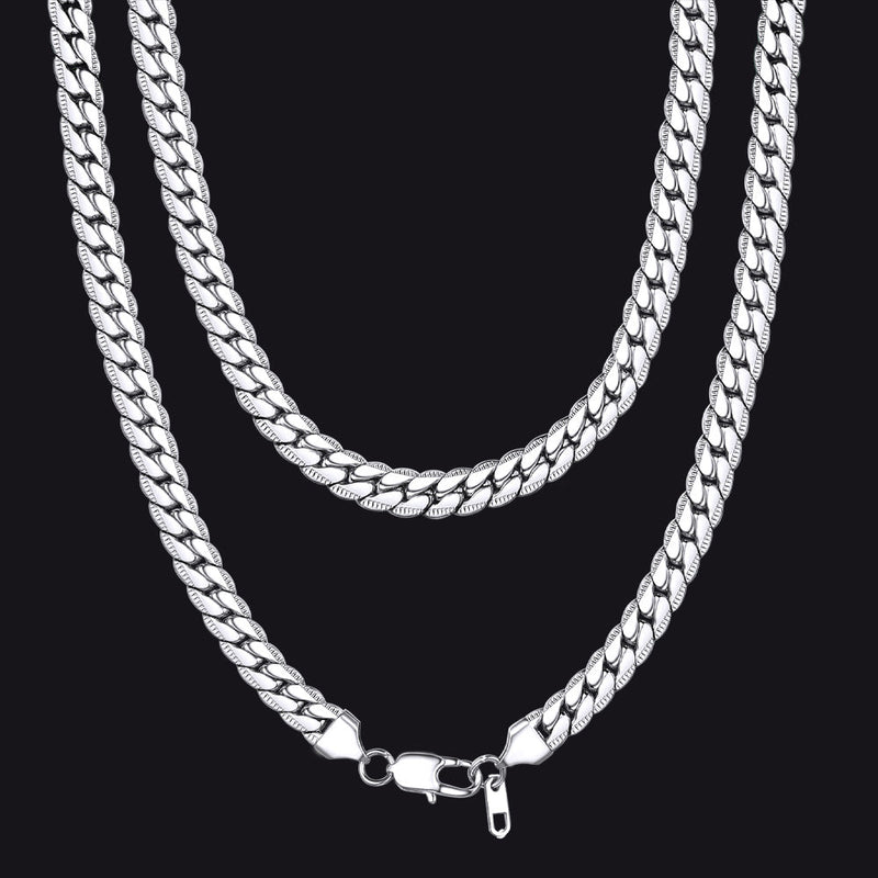 Thick Cuban Chain Stainless Steel Link Necklace for