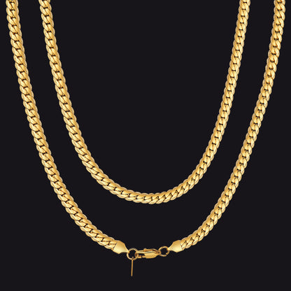 Thick Cuban Chain Stainless Steel Link Necklace for
