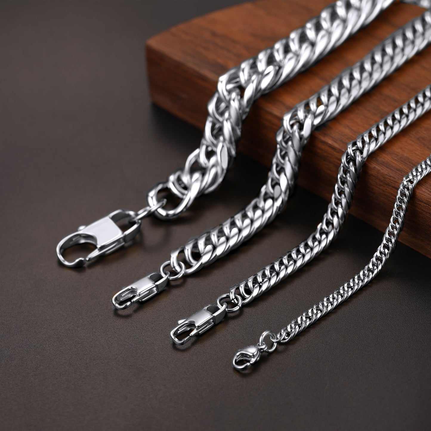 Thick Miami Cuban Curb Link Chain Necklace for
