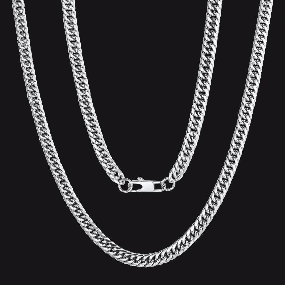 Thick Miami Cuban Curb Link Chain Necklace for