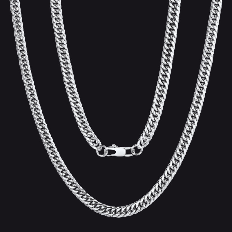 Thick Miami Cuban Curb Link Chain Necklace for