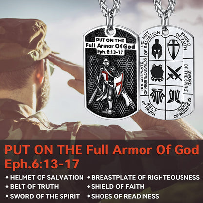 Knights Templar Dog Tag Necklace