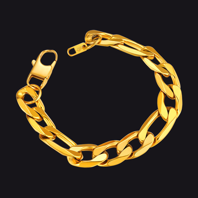 Figaro Link Bracelet for in Stainless Steel