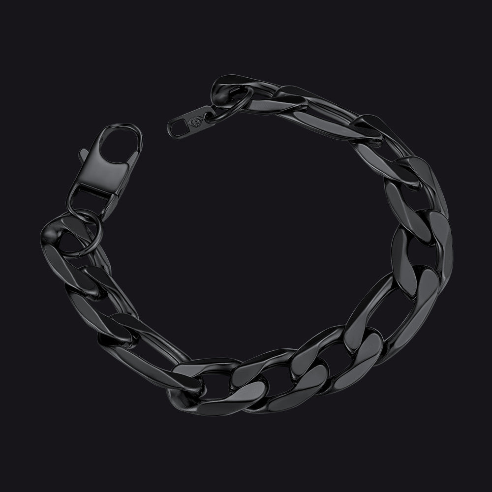 Figaro Link Bracelet for in Stainless Steel