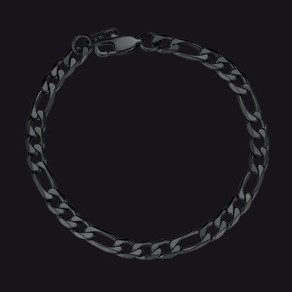 Figaro Link Bracelet for in Stainless Steel