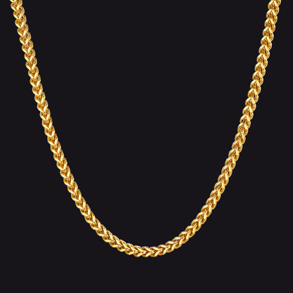 Franco Chain Link Stainless Steel Necklace for
