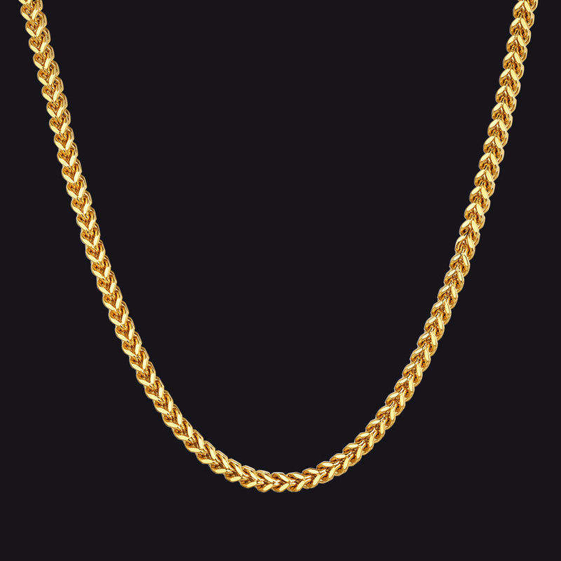 Franco Chain Link Stainless Steel Necklace for