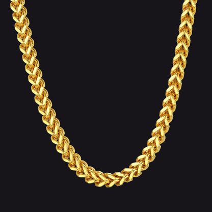 Franco Chain Link Stainless Steel Necklace for