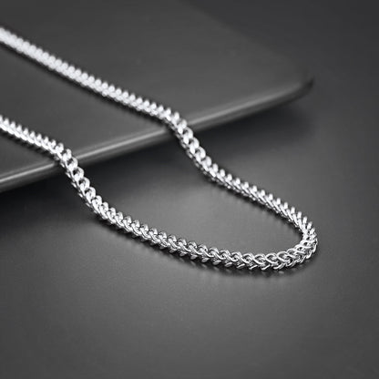 Franco Chain Link Stainless Steel Necklace for