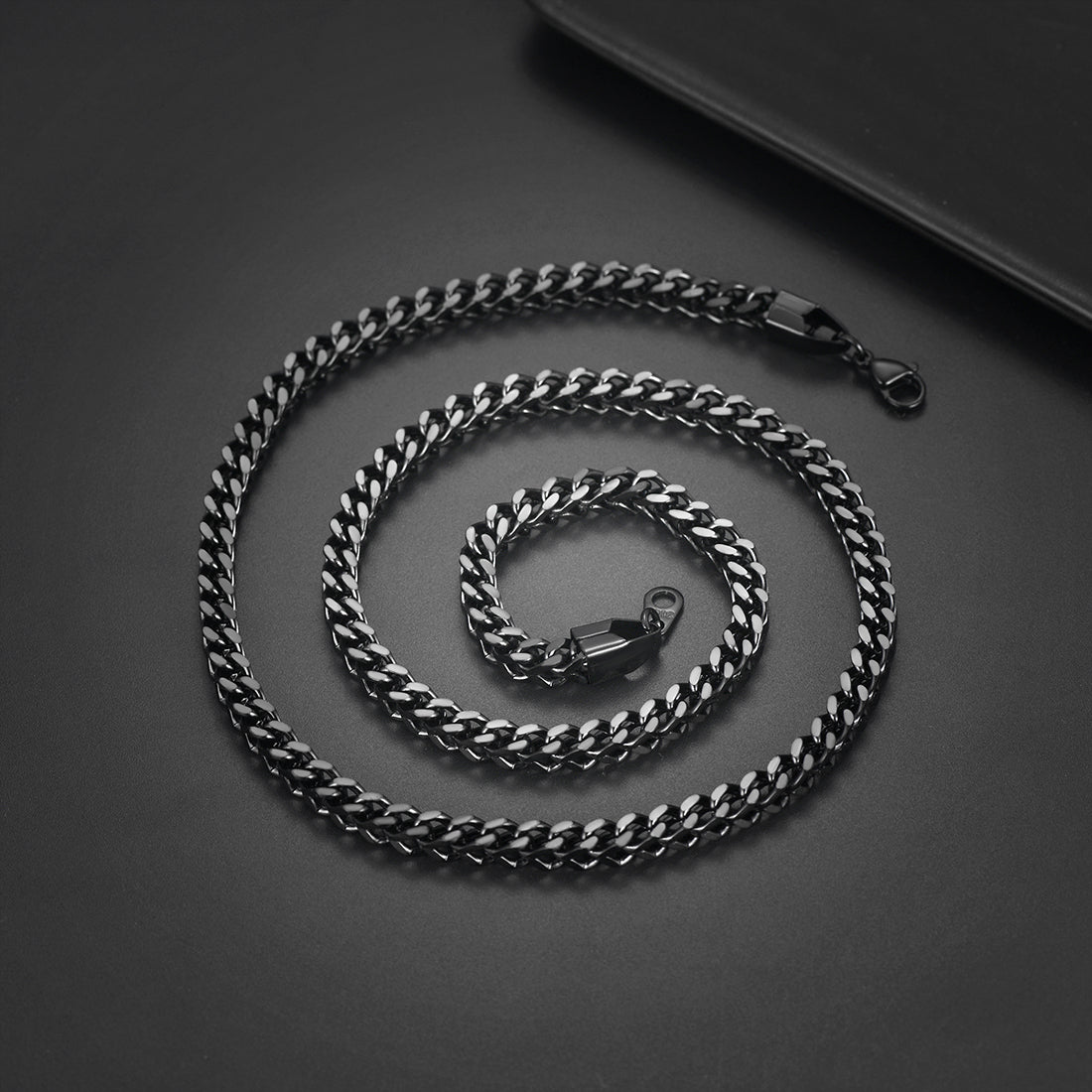 Franco Chain Link Stainless Steel Necklace for