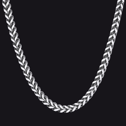 Franco Chain Link Stainless Steel Necklace for