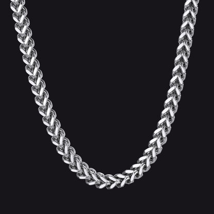 Franco Chain Link Stainless Steel Necklace for